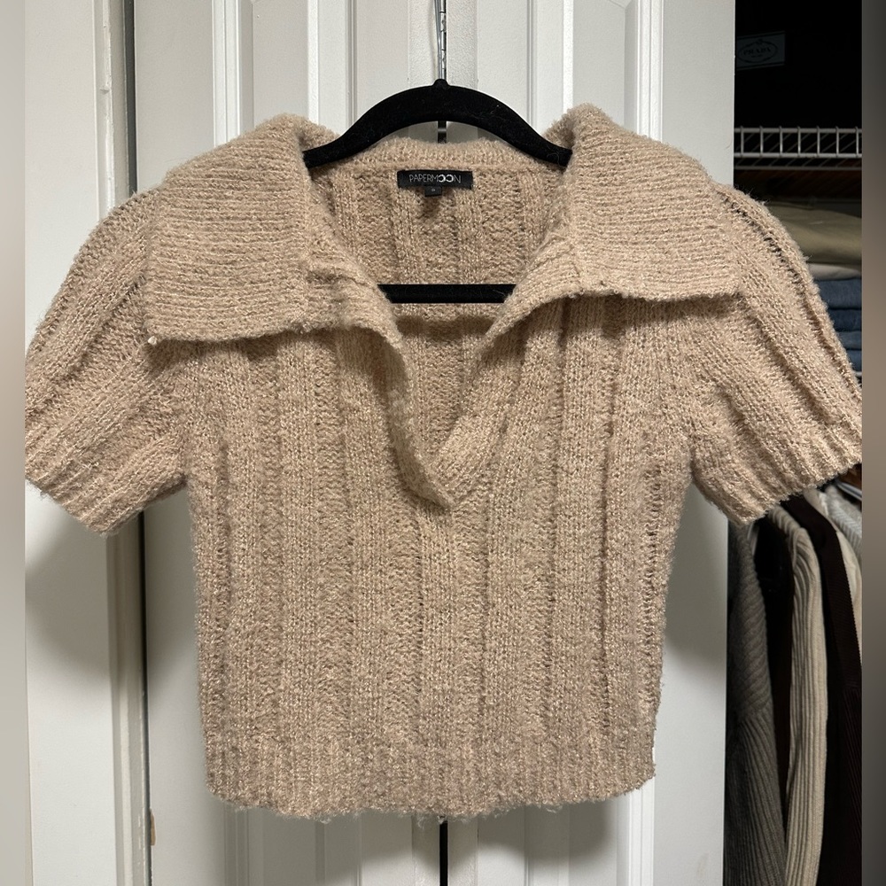 Collared Knit Tee